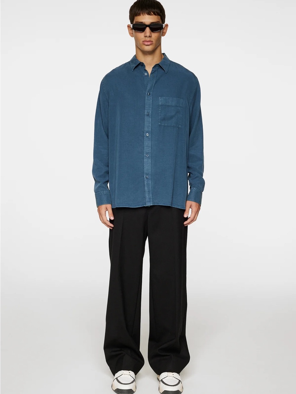 J. Lindeberg Blue Relaxed Shirt